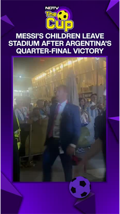 Messi's Children Leave Stadium After Argentina's FIFA World Cup 2026 Quarter-Final Victory