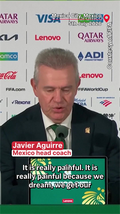 Mexico Head Coach Aguirre Says Goodbye To Azteca, His Team After England Loss