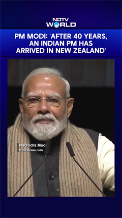 PM Modi: 'After 40 Years, An Indian PM Has Arrived In New Zealand'
