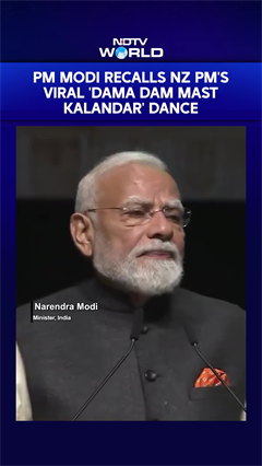 PM Modi Recalls NZ PM's Viral 'Dama Dam Mast Kalandar' Dance