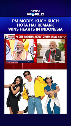 PM Modi In Indonesia | PM Modi's Kuch Kuch Hota Hai Remark Wins Hearts in Indonesia