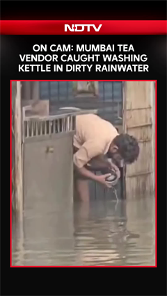 On Cam: Mumbai Tea Vendor Caught Washing Kettle in Dirty Rainwater