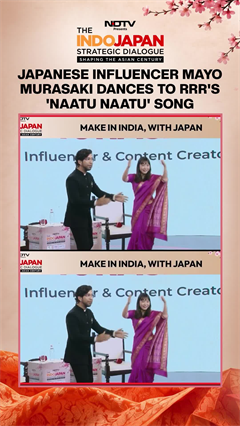 Japanese Influencer Mayo Murasaki Dances To RRR's 'Naatu Naatu' At Indo-Japan Strategic Dialogue