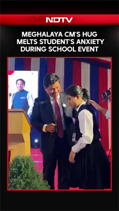 Video: 'Believe in Yourself' — Meghalaya CM Sangma's Heartfelt Hug for Anxious Student Goes Viral