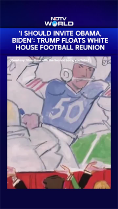 Donald Trump | 'I Should Invite Obama, Biden': Trump Floats White House Football Reunion