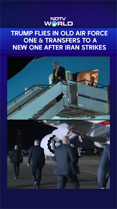 Trump Flies In Old Air Force One From Turkey, Not The New Qatari-Gifted Jet Amid Iran Attacks