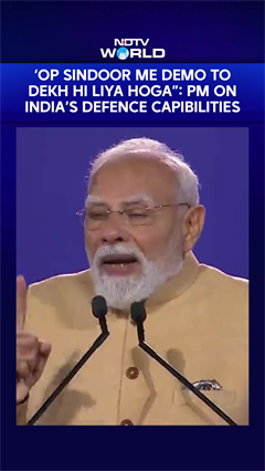 &lsquo;Operation Sindoor Me Demo To Dekh Hi Liya Hoga&rdquo;: PM Mpdi On India&rsquo;s Defence Capibilities