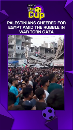 Argentina Vs Egypt | Palestinians Cheered For Egypt Amid The Rubble In War-torn Gaza