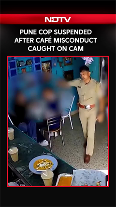 Pune Cop Suspended After Cafe Misconduct Caught On Cam