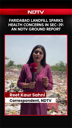 Faridabad Landfill Triggers Health Fears | Charmwood Village Residents Demand Action