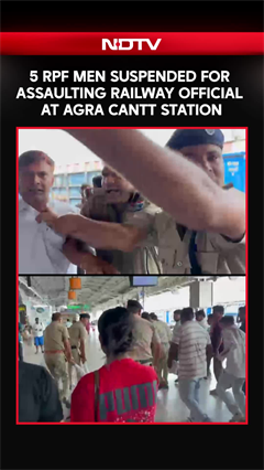 Agra Cantt Railway Station Clash | RPF Personnel Suspended For Assaulting Railway Official
