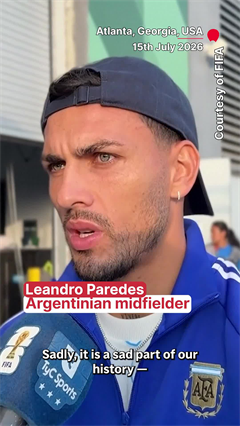 Video: 'A Sad Part Of Our History': Argentina Star Explains Falklands Banner After England Win