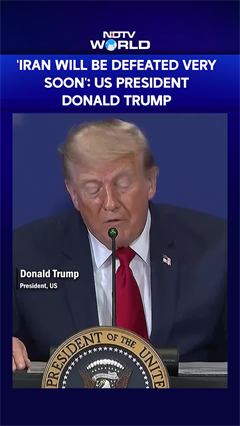 US-Iran News | US President Donald Trump Says 'Iran Will Be Defeated Very Soon'