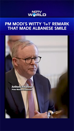 PM Modi&rsquo;s Witty &lsquo;1+1&rsquo; Remark That Made Albanese Smile