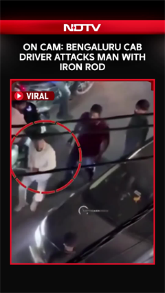 Video: Bengaluru Road Rage On Cam: Cab Driver Attacks Motorist With Iron Rod