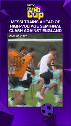 Lionel Messi Gears Up For The Semifinal Clash Against England | Argentina Vs England Semifinal| FIFA