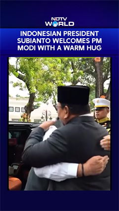 Indonesia President Subianto Welcomes PM Modi With A Warm Hug