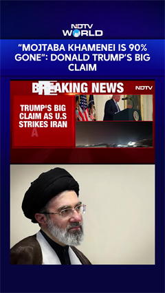 Trump's Big Claim: 'Mojtaba Khamenei Is 90% Gone' | US Strikes Iran Again
