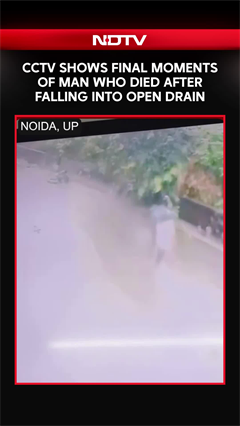 Video: CCTV Shows Final Moments Of 28-Yr-Old Noida Engineer Who Died After Falling Into Open Pit