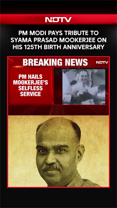 PM Modi Pays Tribute to Dr Syama Prasad Mookerjee On His 125th Birth Anniversary