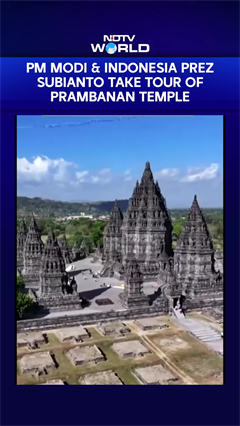 Video: PM Modi & President Subianto Tour The Prambanan Temple, Inaugurate Restoration Project