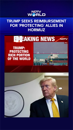 Donald Trump Demands A 20% Reimbursement For 'Protecting' Allies In The Hormuz