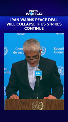 Video: Iran Warns Peace Deal Will Collapse If US Strikes Continue