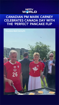 Canadian PM Mark Carney Celebrates Canada Day with &ldquo;Perfect&rdquo; Pancake Flip