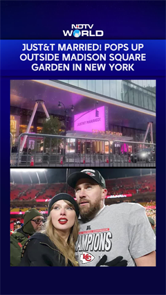 Taylor Swift & Travis Kelce Wedding: 'Just T Married' Lights Up NYC