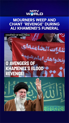 Ali Khamenei Funeral | Mourners Weep And Chant "Revenge" During Ali Khamenei&rsquo;s Funeral
