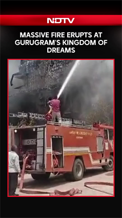 Massive Fire Erupts At Gurugram's Kingdom Of Dreams