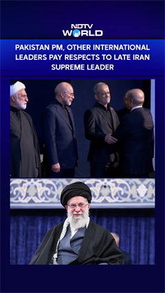 Pakistan PM, Other World Leaders Pay Tribute To Ali Khamenei