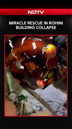 Miracle Rescue In Rohini Building Collapse