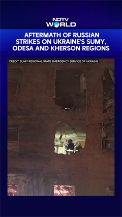 Aftermath Of Russian Strikes On Ukraine's Sumy, Odesa And Kherson Regions