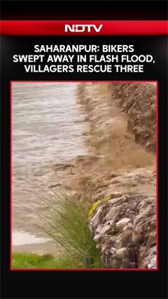 Saharanpur Flash Flood: 3 Swept Away While Crossing River, Villagers Pull Off Dramatic Rescue