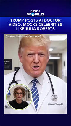 Trump Shares AI Video of Himself as Doctor Treating 'Trump Derangement Syndrome'
