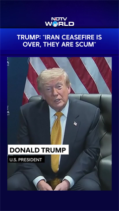 Donald Trump On Iran Ceasefire | Trump Says US-Iran Deal To End War Is "Over": "It's A Waste Of Time"