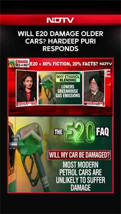 E20 Fuel | Will E20 Damage Older Cars? Hardeep Puri Responds to Vehicle Owners' Concerns