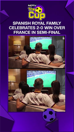 Spanish Royal Family Celebrates Team's Win Against France In World Cup Semifinal