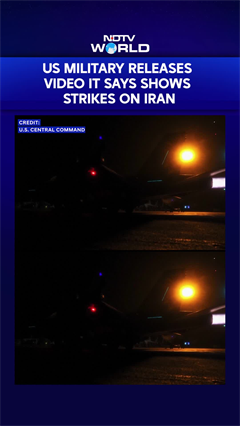 CENTCOM Releases Footage Of US' Latest Strikes On Iran