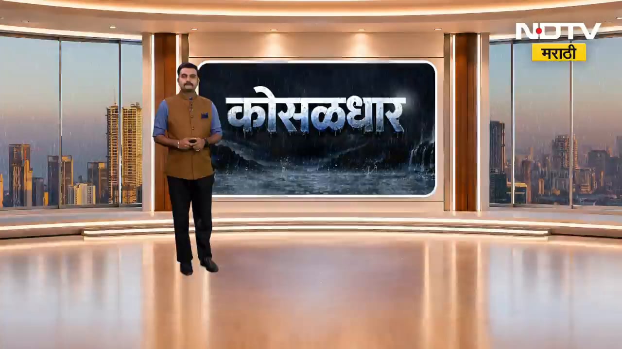 Vasai Rain Updates| वसईत मुसळधार पाऊस, रस्त्यावर साचलेल्या पाण्यात कार अडकली; वाहतुकीवरही परिणाम