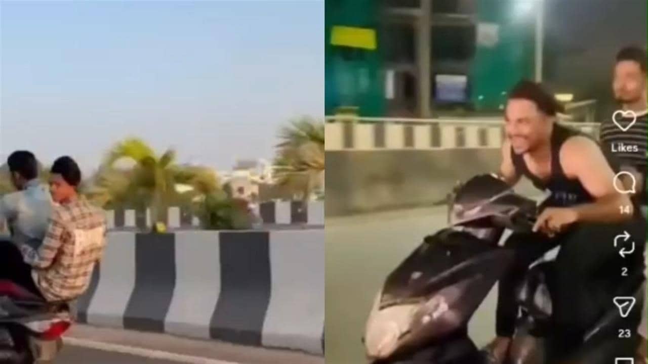 3 Hyderabad Men Perform Stunts On Scooters, Arrested After Videos Goes Viral