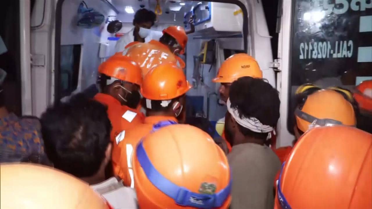 Delhi Building Collapse: Video Shows Rescue Operation