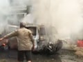 Video : Watch: Seconds after blast at Bangalore office of BJP