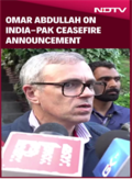 J&K CM Omar Abdullah On India-pakistan Ceasefire Announcement J&K CM Omar Abdullah On India-pakistan Ceasefire Announcement