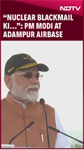 Video: PM Modi's Speech At Adampur Airbase: 'Nuclear Blackmail Ki Dhamki Ki...'