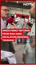 Video: Indian Family Safely Returns From Iran With Newborn Baby, Thanks The Government