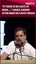 "If There Is No Caste In India...": Rahul Gandhi To PM Modi On Caste Census