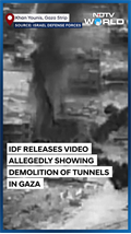 Video: Israeli Military Releases Videos It Claims Show Demolition Of Tunnels In Gaza