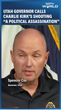 Charlie Kirk Killed | Utah Guv Calls Charlie Kirk's Shooting "A